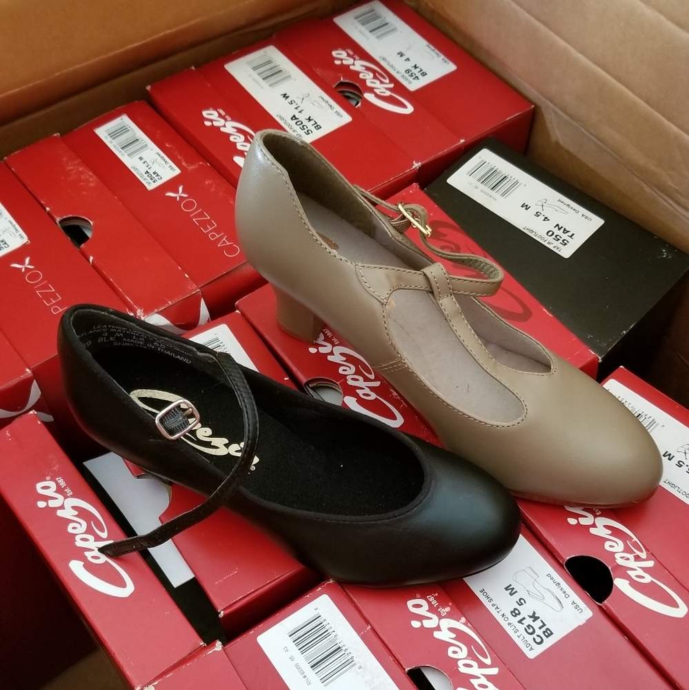 capezio tap, stage, and jazz shoes youth